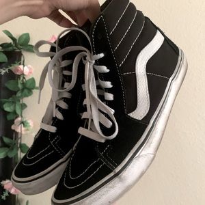 GENTLY USED HIGH TOP VANS